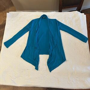 Urban Coco Teal Open Front Cardigan Size:M